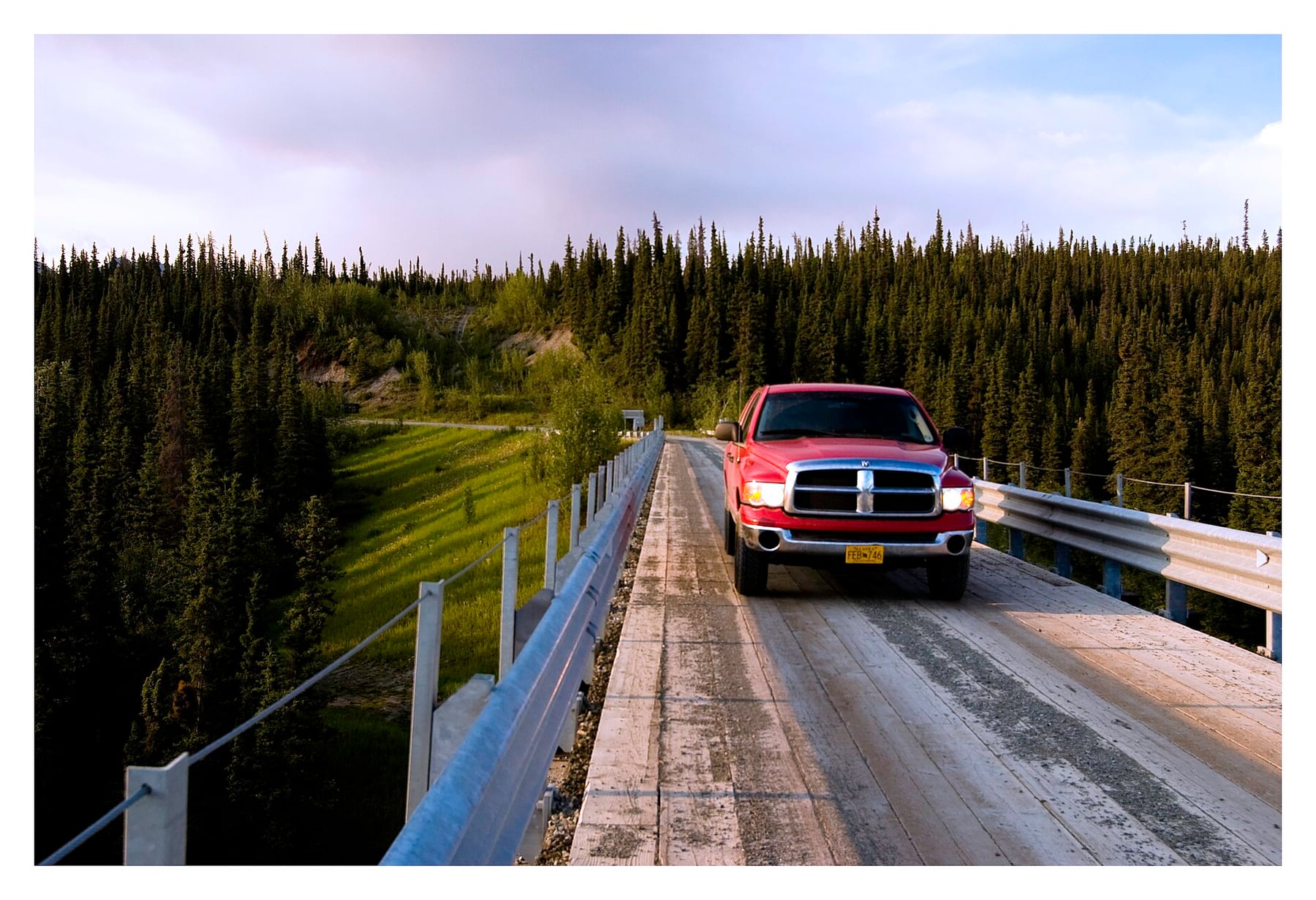 The Kuskulana Bridge on the McCarthy Road