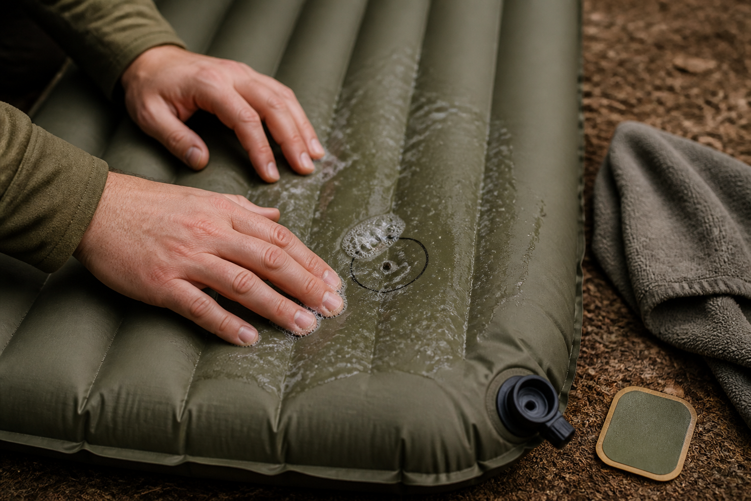 A comparison of common camping sleeping-pad constructions