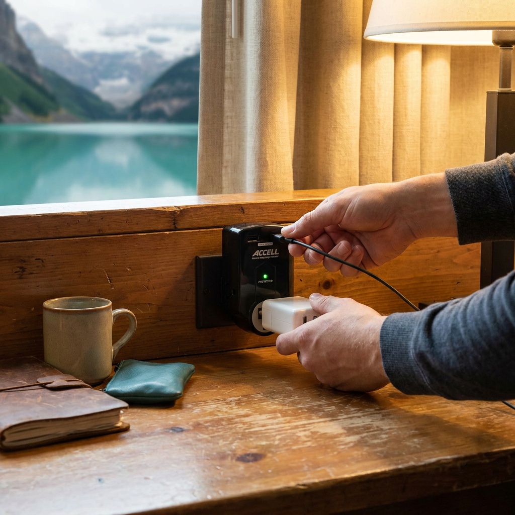 Accell Power Travel Surge Protector