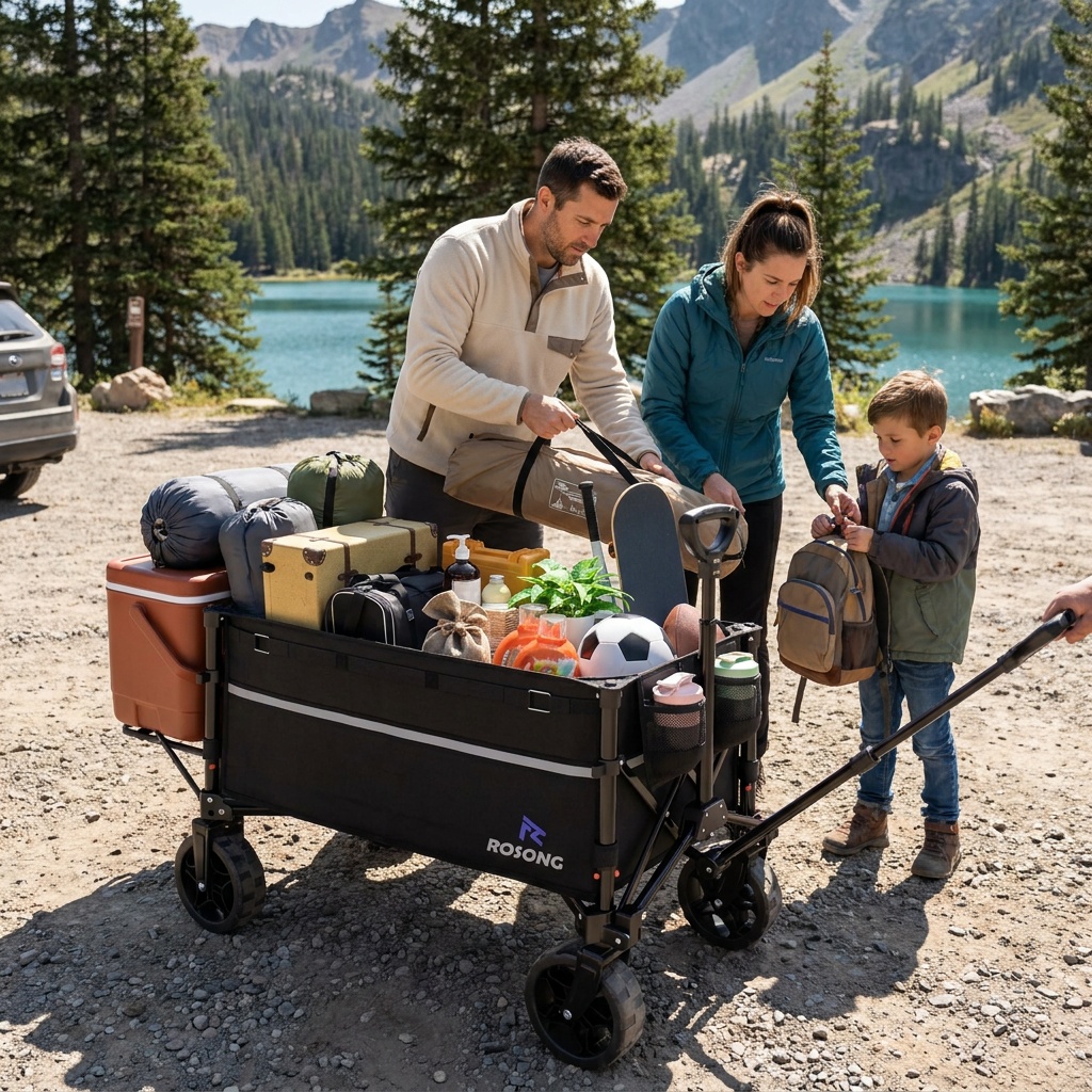 Amazon Basics Collapsible Heavy Duty Utility Wagon