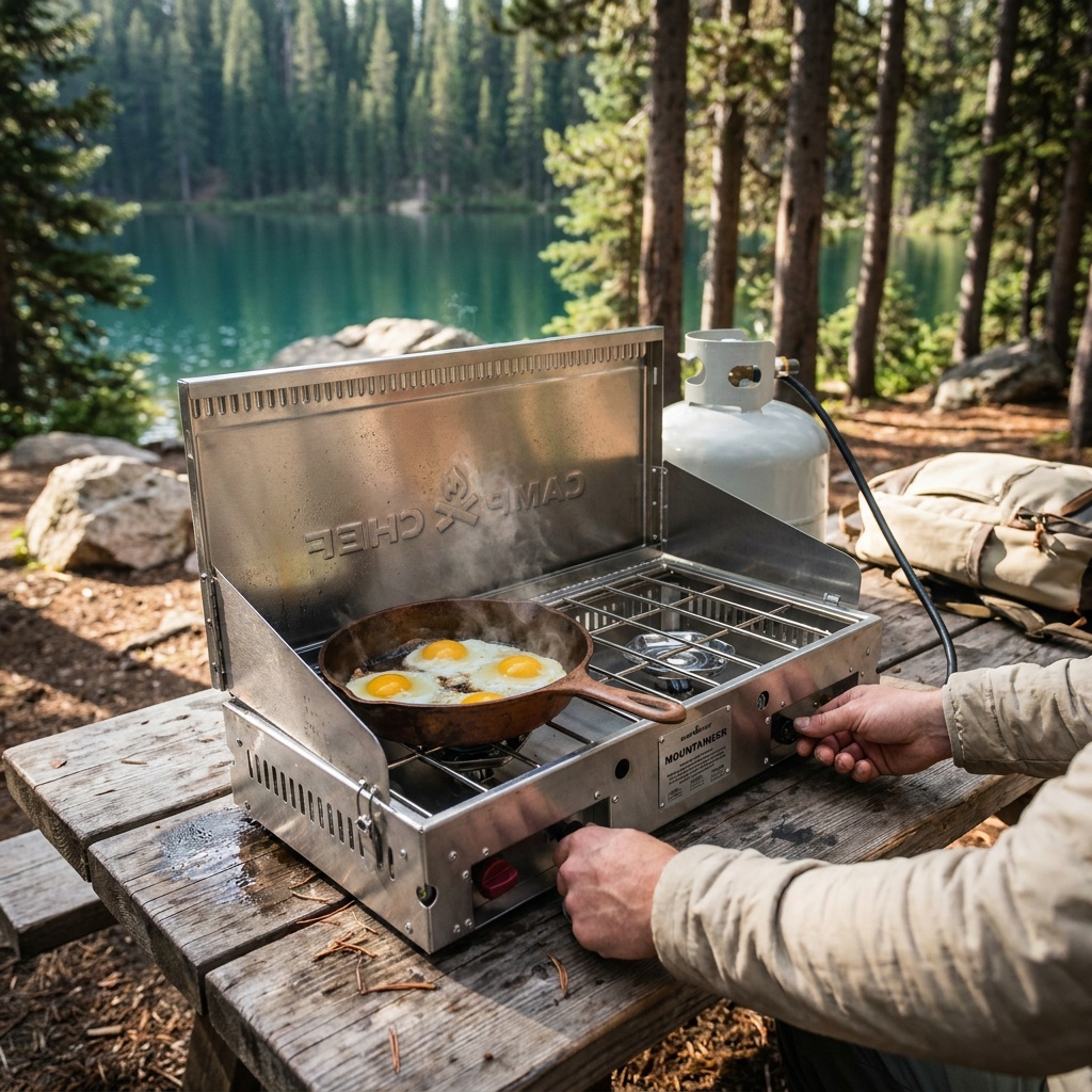 Camp Chef Mountaineer 2-Burner Camp Stove