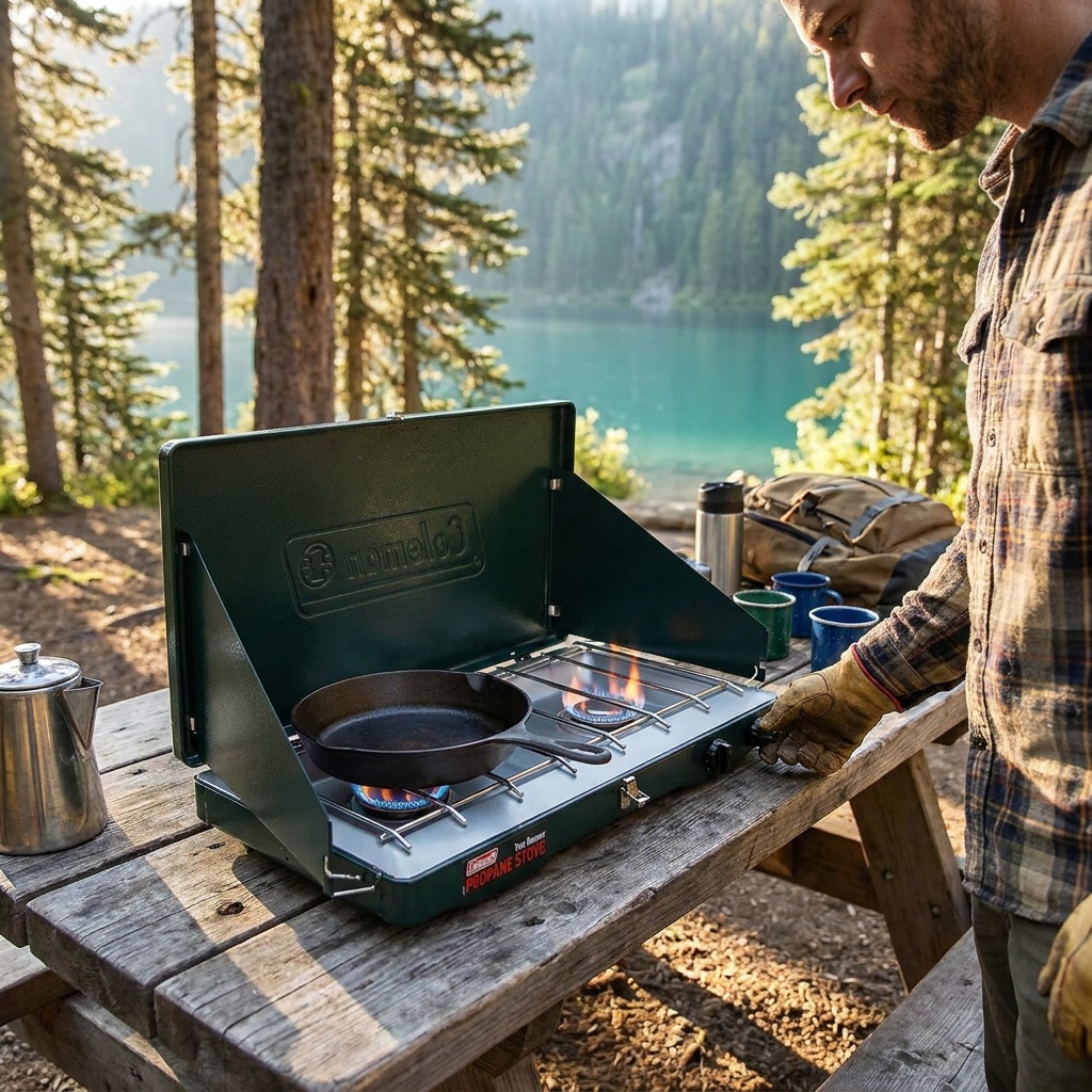 Coleman Classic Propane Gas Camping Stove, 2-Burner