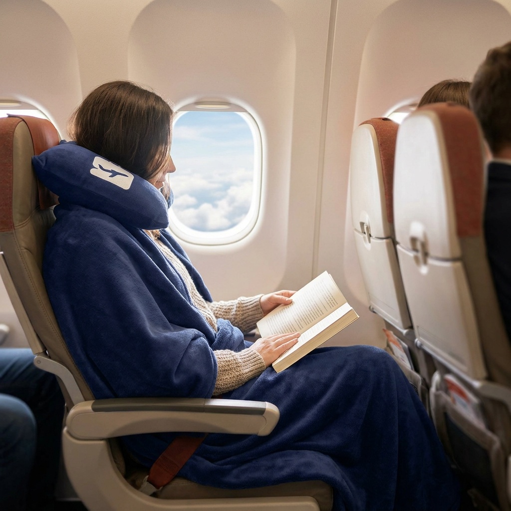 EverSnug Travel Blanket and Pillow - Premium Soft 2 in 1