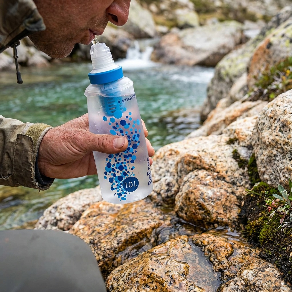 Katadyn BeFree 1.0L Collapsible Water Filter Bottle