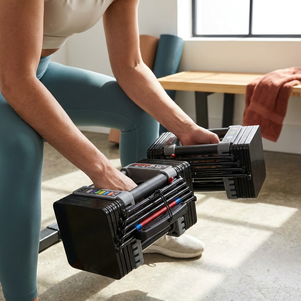 PowerBlock Pro 50 Adjustable Dumbbells (Pair)