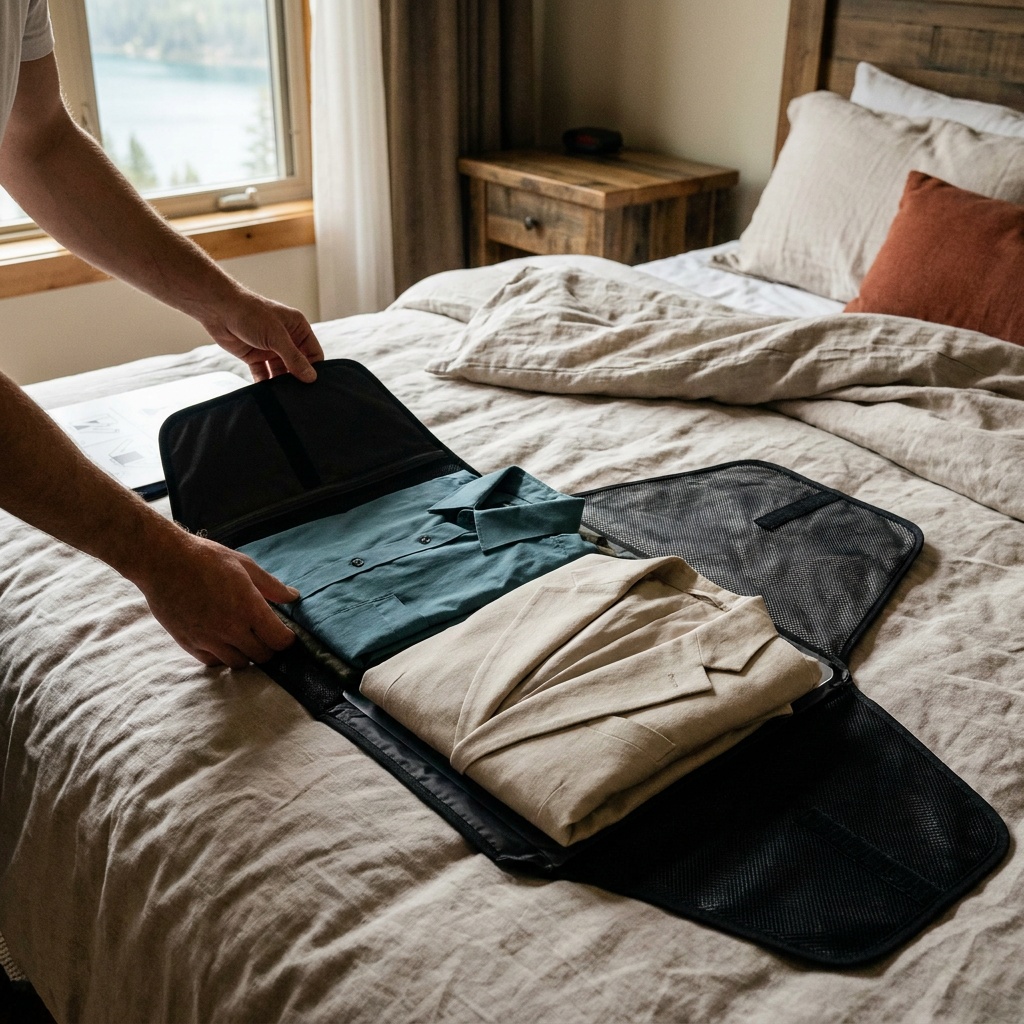 Slate Travel Garment Folder 17"