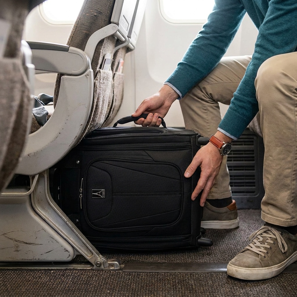 Travelpro Maxlite 5 Softside Rolling Underseat Carry-On, 15-Inch