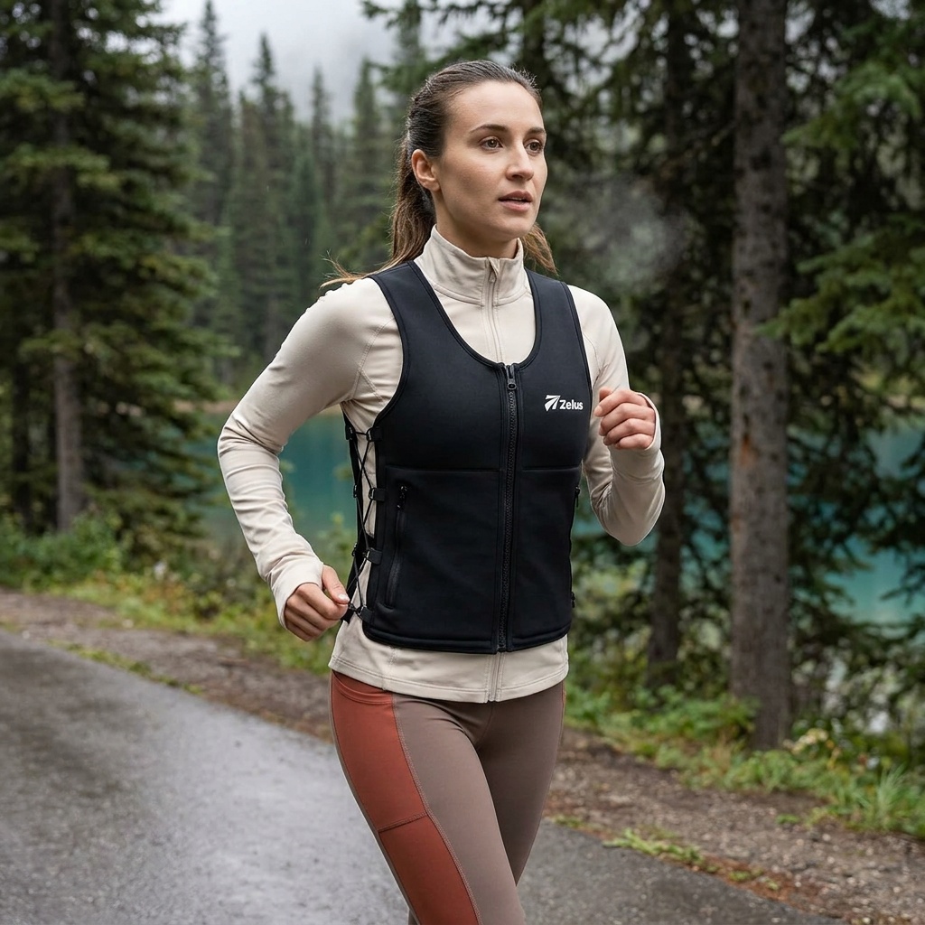 ZELUS Weighted Vest Woman, Adjustable 1–15 lb